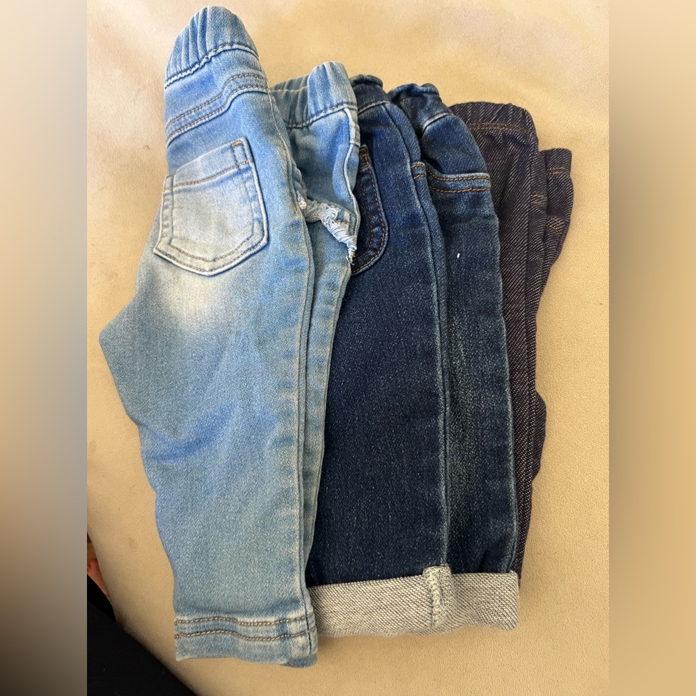 Cat & Jack Kids Jeans - Light Blue and Dark Blue